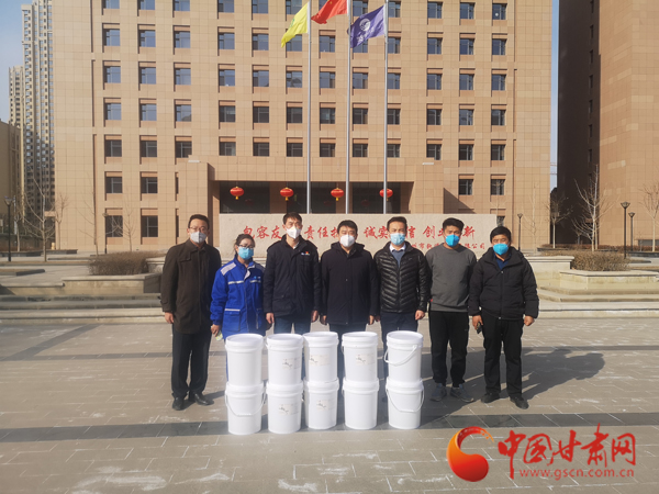 【甘肅全民戰(zhàn)“疫”】暖心！民革蘭州市委會捐助首批1噸防疫物資（圖）