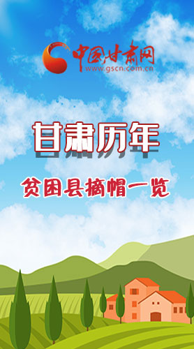 長圖|75→0，一圖回顧甘肅貧困縣摘帽時間