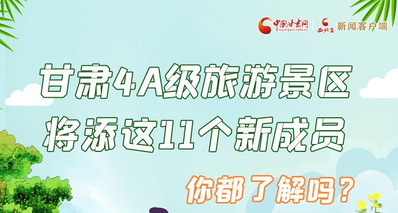 圖解|甘肅4A級(jí)旅游景區(qū)將添這11個(gè)新成員 你都了解嗎？