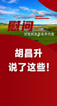  圖解|慰問(wèn)甘南州各族各界代表 胡昌升說(shuō)了這些！