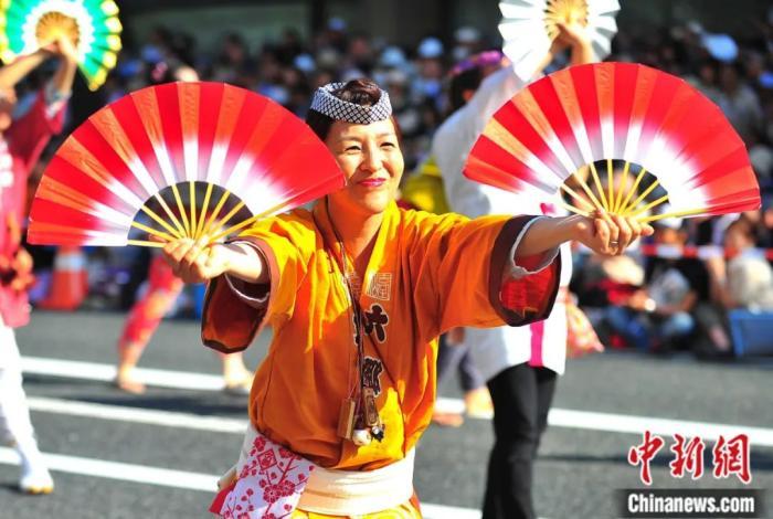 日本仙臺七夕祭。孫冉 攝