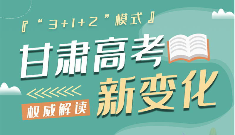 長圖|甘肅2024年高考新變化：“3+1+2”模式提前了解！
