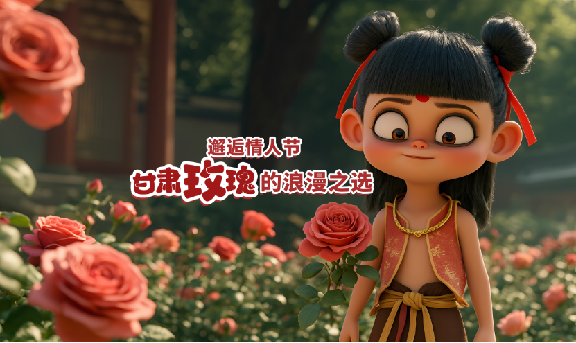 AI視頻 | 邂逅情人節(jié)，甘肅玫瑰的浪漫之選